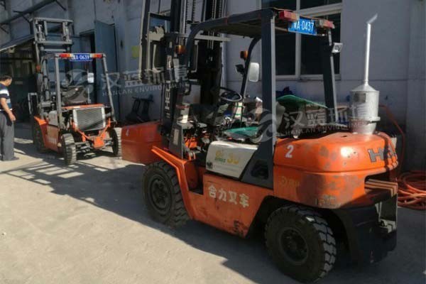 萬(wàn)純柴油機(jī)尾氣處理-叉車尾氣凈化器